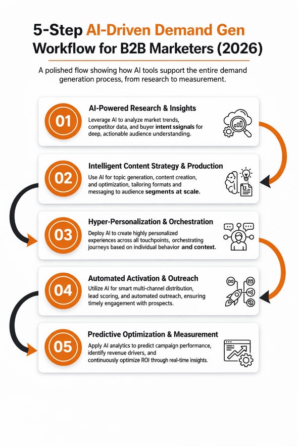 5 step ai driven demand gen workflow