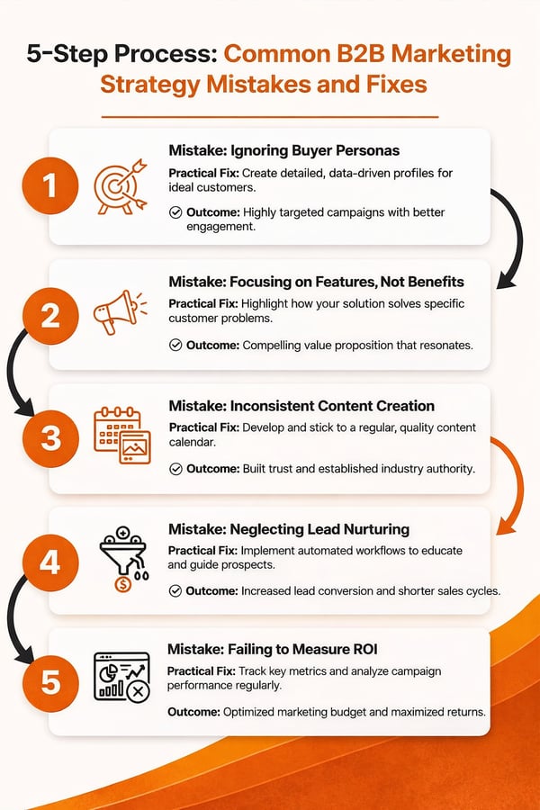 common B2B Marketing Strategy mistakes